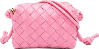 Bottega Veneta Pre-owned Bottega Veneta Candy Lambskin Intrecciato Loop Camera Bag Ladies P4LOXIDRV2207O8H