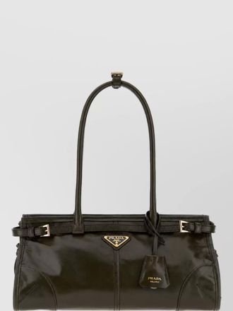 Prada bonnie medium leather tote bag