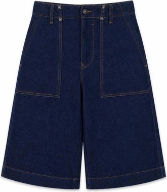 Versace Jeans Couture Denim Bermuda Shorts - Heren - Denim shorts - Blauw - W30 - Denim - Korte Broeken