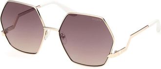 Guess GU7815 32G Womens Sunglasses Gold Size 61