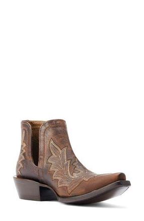 Ariat Dixon Low Heel Western Boot in Rhino Tan Print at Nordstrom Rack, Size 7