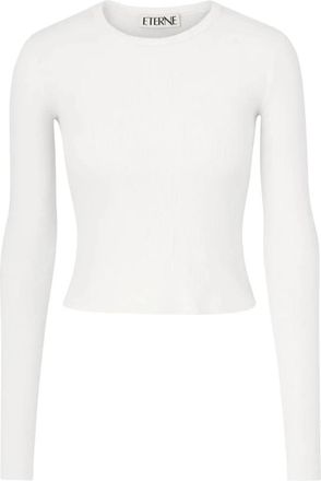 &Eacute;terne Long Sleeve Thermal - Dames - Longsleeves - Wit - XS - Katoen - Tops