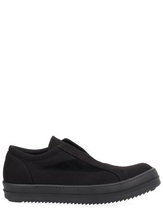 Rick Owens Black Laceless Vintage Sneakers
