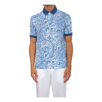 Etro Heren, Tops, Blauw, Maat: XL Katoen