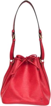 Louis Vuitton Pre-owned Petit Noe Schoudertas - Dames - Vintage Tas - Rood - ONE Size - Leer - Vintage