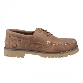 Cotswold Heren Inglecote Leren Bootsschoenen (Kameel)