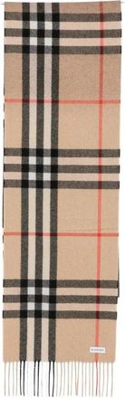 Burberry Sciarpa in cashmere a quadri - - Accessories - Uomo - Beige - ONE SIZE