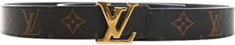 Louis Vuitton Pre-owned Reversible Monogram Canvas Belt - female - Louis Vuitton Vintage - Vintage Belts - Brown - ONE SIZE - Pre-owned