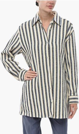 Off-white Striped Cotton-Blend Overshirt size 42