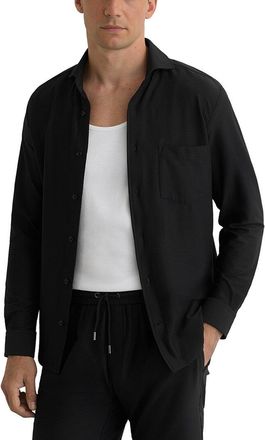 Reiss Solarko Cutaway Seersucker Casual Shirt