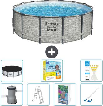 Bestway Piscina Bestway Steel Pro Max Redonda - 427x122 Cm - 8-piezas S544