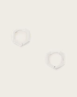 AllSaints Otto Slim Hex Earrings