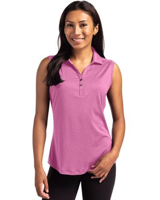 Cutter & Buck Forge Eco Stretch Recycled Womens Sleeveless Polo
