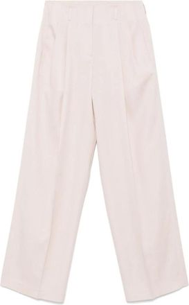 Golden Goose Wide Broeken - Dames - Wijde Broeken - Roze - S - Wol - Broeken