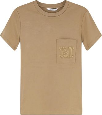 Max Mara Papaia - Dames - T-shirts - Beige - XS - Tops
