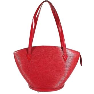 Louis Vuitton Pre-owned Vintage Schoudertas - Dames - Pre-owned - Rood - Maat: ONE Size Leer