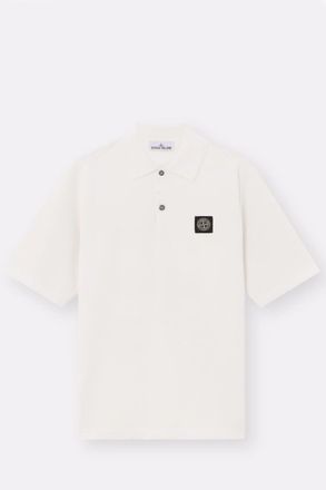 Stone Island S00B5 KNITTED POLO Size: XXL, colour: IVORY