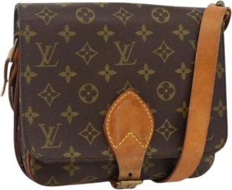 Louis Vuitton Pre-owned Cross Body Bags, female, Brown, Size: ONE SIZE Pre-owned Cartouchiere MM Shoulder Bag