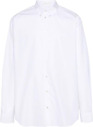 The Row Ruskin shirt - men - Cotton/Mother of Pearl - M - White