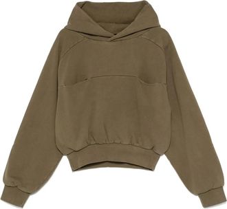 Entire studios Military Double Hood Jacket - Dames - Hoodies - Bruin - L - Hoodies & sweatvesten