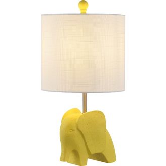 Jonathan Y Designs Koda Eclectic Southwestern Resin/Iron Elephant LED Kids Table Lamp in Yellow at Nordstrom