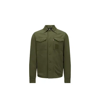 Moncler Moncler Cotton Shirt, Men, Green, Size: L