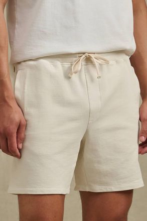 Velvet Boslow Drawstring Shorts In Ecru