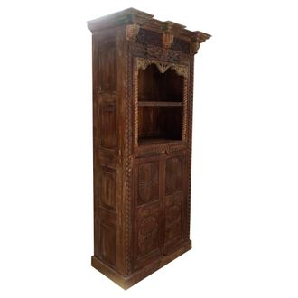 Wanderlust Deco Estanter&iacute;a De Madera Marr&oacute;n 99x53x217h Cm