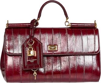 Dolce & Gabbana Cherry My Sicily Medium Satchel