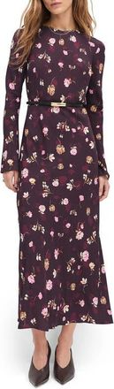 Favorite Daughter The Truly Madly Floral Print Long Sleeve Maxi Dress in Whimsical Monet at Nordstrom, Size X-Large