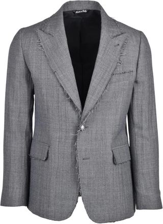 Reveres 1949 Raw-cut Jas - Heren - Blazers - Grijs - L - Katoen - Jassen