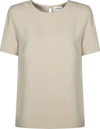P.A.R.O.S.H. P.a.r.o.s.h., Overhemden, Dames, Beige, M, Polyester, Panty Blouse