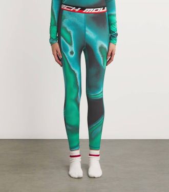 Aztech Mountain Next To Skin Ski Leggings In Ignition
