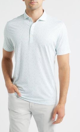 Johnnie-O Barbacoa Performance Jersey Polo in Cilantro at Nordstrom, Size Xx-Large