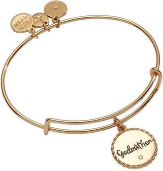 Alex and Ani Godmother Charm Bangle Bracelet in Gold at Nordstrom