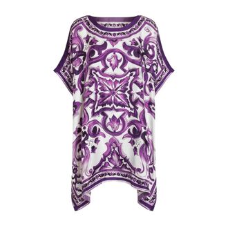 Dolce & Gabbana Printed Kaftan - female - Dolce & Gabbana - Short Dresses - Multicolor - M - Dresses