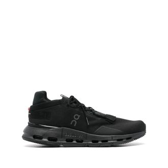 On Running Black Mesh Sneaker with Grosgrain Ribbon - male - On Running - Running Shoes - Black - 10 UK - Sport