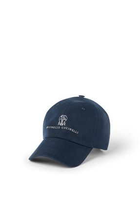 Brunello Cucinelli Baseball cap with logo in Navy Blue at Nordstrom, Size Xx-Large