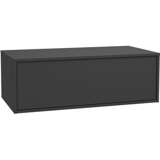 Vente-Unique Vente-unique - Mobile sotto lavabo sospeso Antracite 94 cm - teana ii