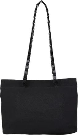 Ferragamo Pre-owned Shoulder Bags, female, Black, Size: ONE SIZE Pre-owned Canvas crossbody-bags