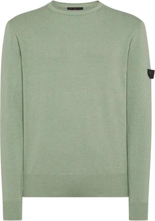 Peuterey Groene Jas - Heren - Ronde hals truien - Groen - XL - Truien & Vesten