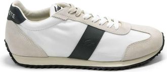 Lacoste Mens Court Pace Fashion Sneakers In Off White