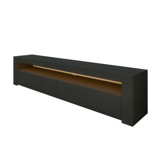 Hanah Home Porta Tv In Legno bati - 150 X 36 X 46 Cm - Grigio Antracite