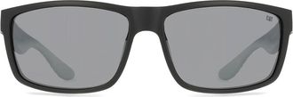 CAT CTS 8018 Polarized 104P Mens Sunglasses Black Size 61