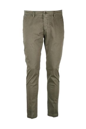 Yan Simmon Yan Simmon Cotton Stretch Trousers - Sage Green