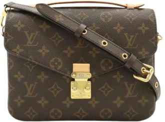 Louis Vuitton Pre-owned Cross Body Bags, female, Brown, Size: ONE SIZE Pre-owned Monogram Clutch Bag