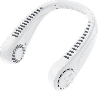 OEM Ventilador De Cuello Port&aacute;til, Ventilador Sin Aspas Ajustable Con Bater&iacute;a De 1200 Mah Para Oficina, Hogar Y Exteriores