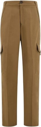 Ferragamo Cotton Canvas Cargo Pants, Brand Size 48 ( US Size 38 )