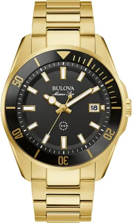 Bulova Marine Star Quartz Bracelet Watch, 43mm in Gold at Nordstrom Rack