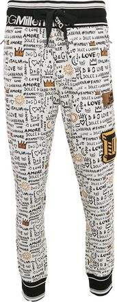 Dolce & Gabbana Trainingsbroek met logoprint - Wit